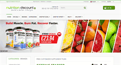 Desktop Screenshot of nutritiondiscount.eu